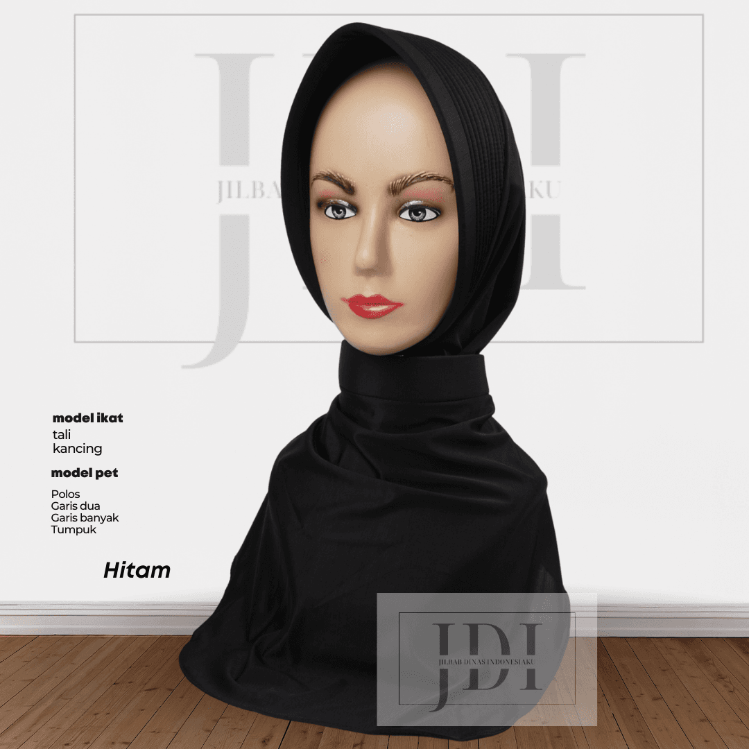 JILBAB DINAS HITAM