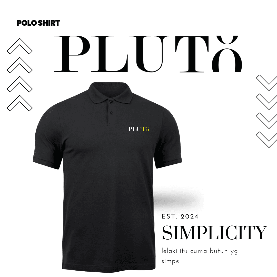 POLO SHIRT MERK PLUTO ORIGINAL